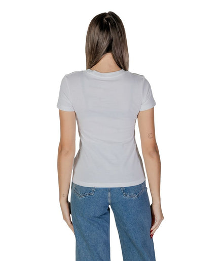 Calvin Klein Jeans White Cotton Tops & T-Shirt