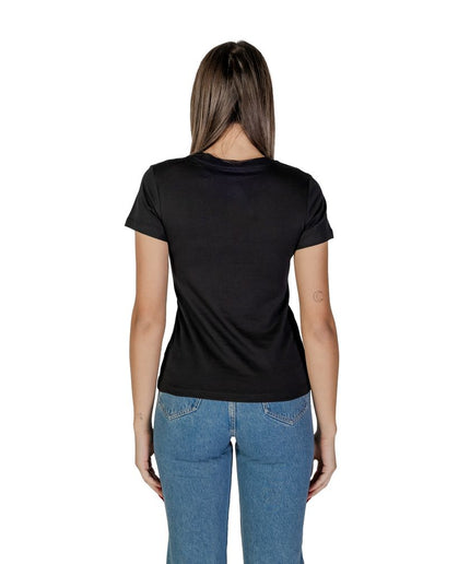 Calvin Klein Jeans Black Cotton Tops & T-Shirt