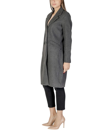 Vero Moda Gray Polyester Jackets & Coat