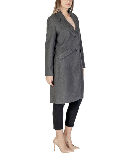 Vero Moda Gray Polyester Jackets & Coat