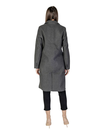 Vero Moda Gray Polyester Jackets & Coat