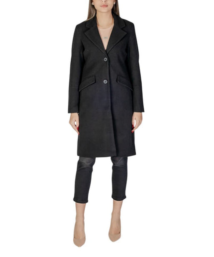 Vero Moda Black Polyester Jackets & Coat