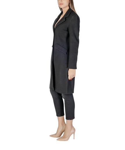 Vero Moda Black Polyester Jackets & Coat