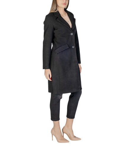 Vero Moda Black Polyester Jackets & Coat