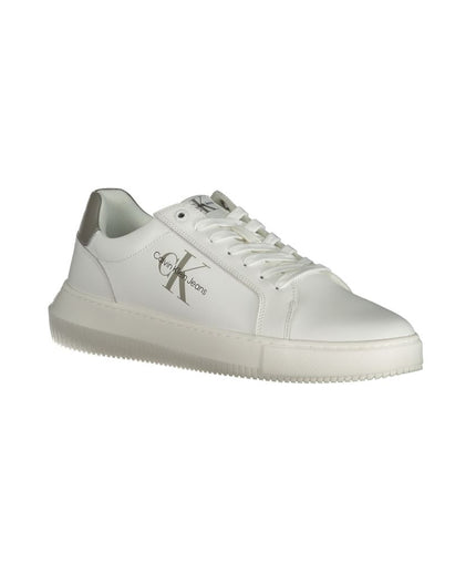 Calvin Klein White Polyester Sneaker