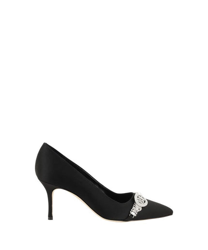 Manolo Blahnik Asapump Satin Pumps