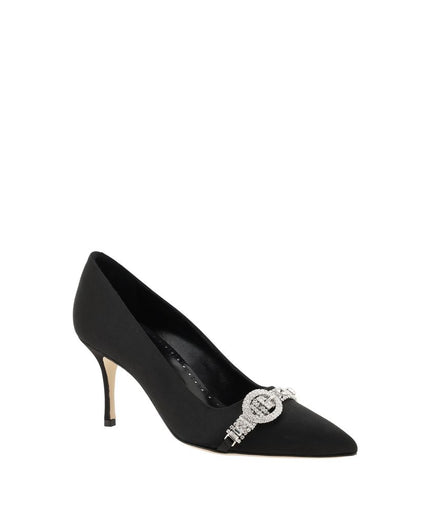 Manolo Blahnik Asapump Satin Pumps