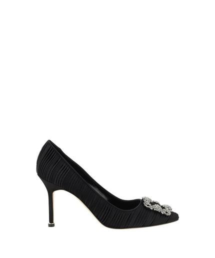 Manolo Blahnik Satin Hangisi Pumps