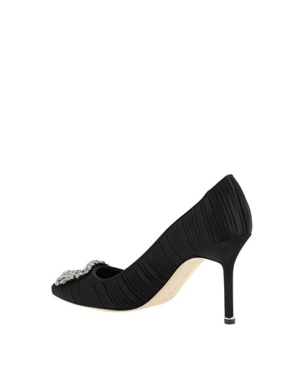 Manolo Blahnik Satin Hangisi Pumps