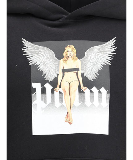 Palm Angels Crystal Pin Up hoodie