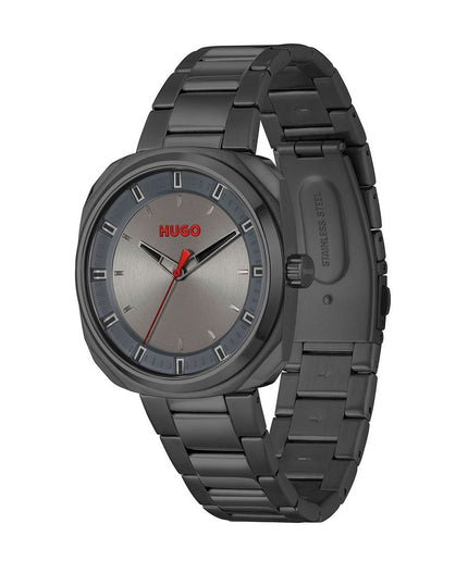 Hugo Boss Gray Stainless Steel Watch