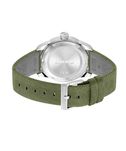 Hugo Boss Green Fabric Watch