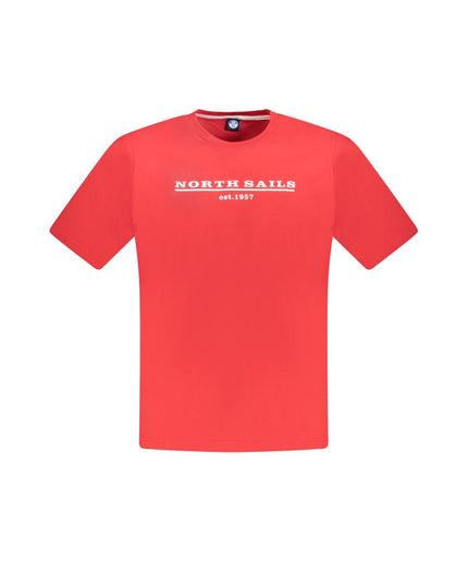 North Sails Red Cotton T-Shirt