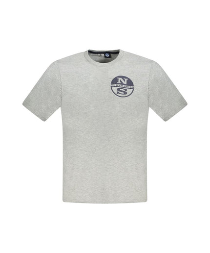 North Sails Gray Cotton T-Shirt