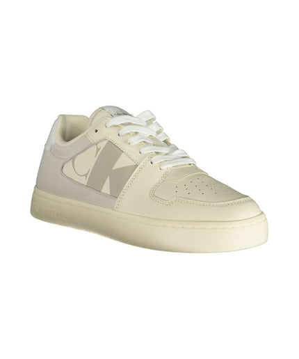 Calvin Klein White Polyester Sneaker