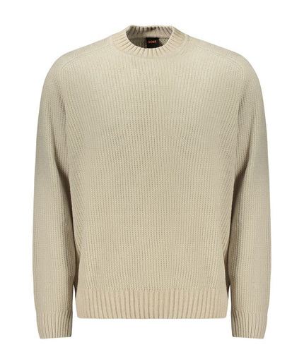 Hugo Boss Beige Cotton Sweater