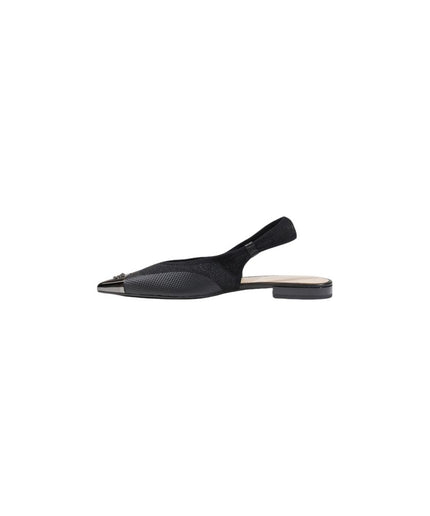 PINKO Black Leather Sandal