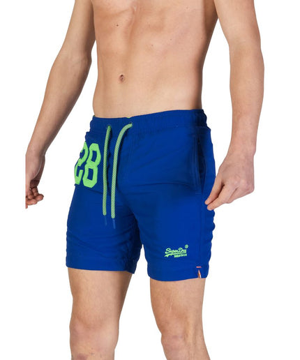 Superdry Blue Polyester Swimwear