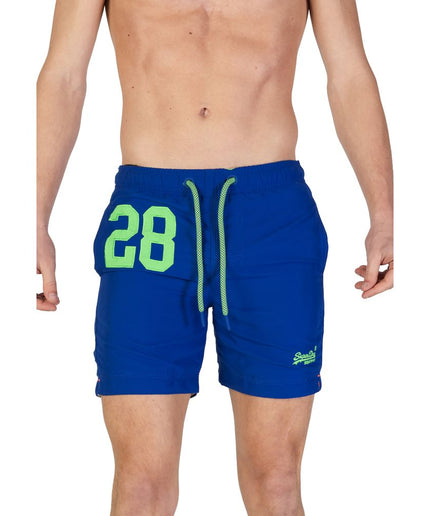 Superdry Blue Polyester Swimwear