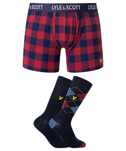 Lyle & Scott Bordeaux Cotton Underwear