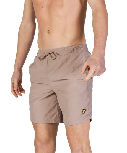 Lyle & Scott Gray Nylon Swimwear