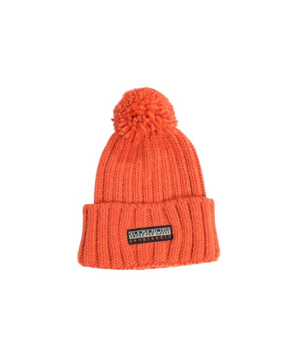 Napapijri Orange Acrylic Hats & Cap