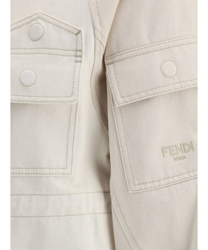 Fendi Denim Bomber Jacket