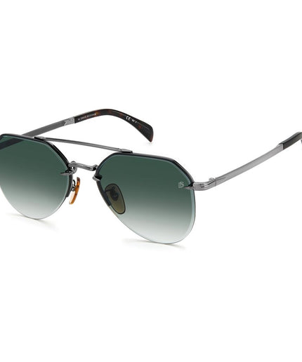 David Beckham Gray Metal Sunglasses