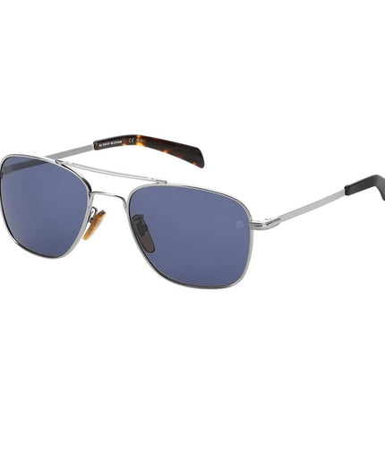 David Beckham Gray Metal Sunglasses