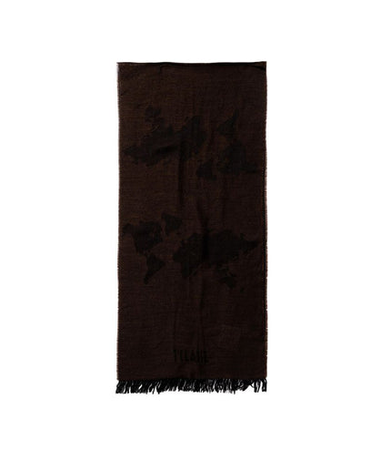 Alviero Martini Prima Classe Brown Viscose Scarf