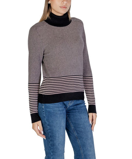 Sandro Ferrone Bicolor Viscose Sweater