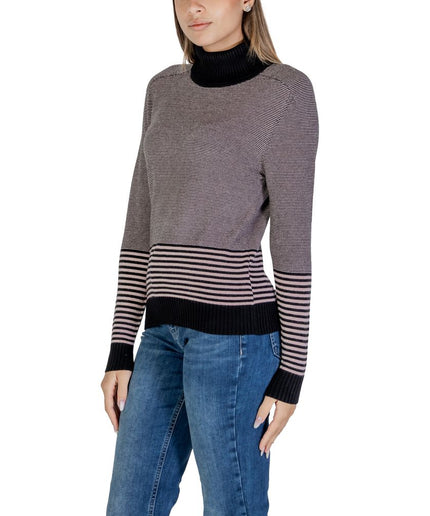 Sandro Ferrone Bicolor Viscose Sweater