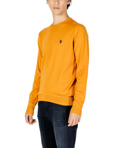 U.S. POLO ASSN. Orange Cotton Sweater