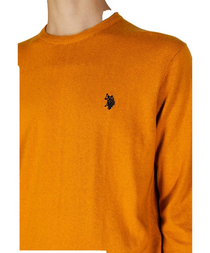 U.S. POLO ASSN. Orange Cotton Sweater