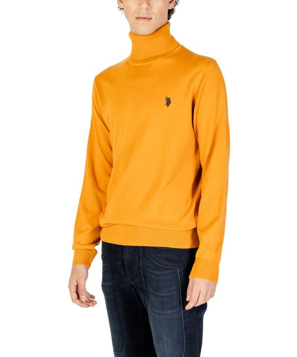 U.S. POLO ASSN. Orange Cotton Sweater