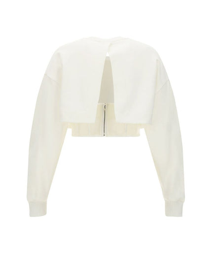 Alexander McQueen Cropped Sweatshirt