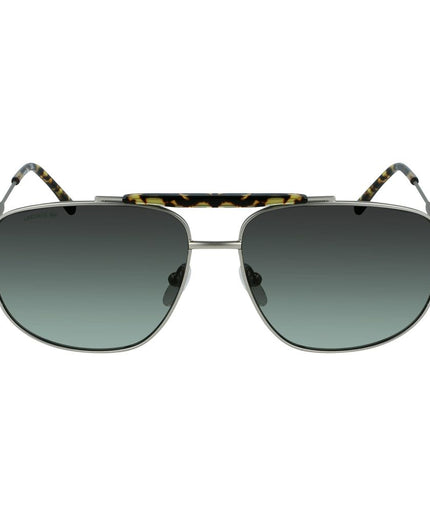 Lacoste Gray Metal Sunglasses