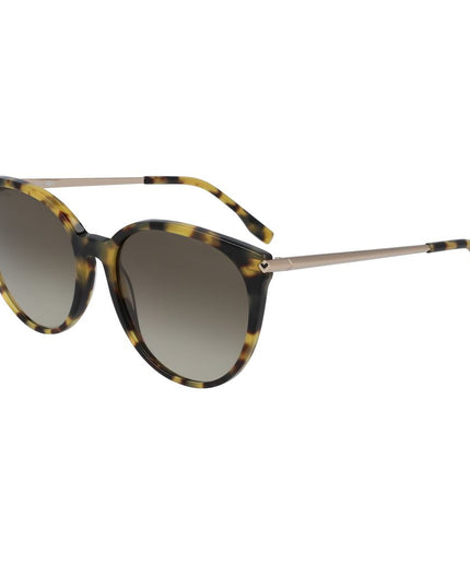 Lacoste Brown Metal Sunglasses