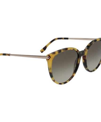 Lacoste Brown Metal Sunglasses