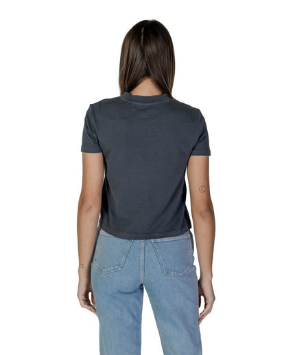 Calvin Klein Jeans Black Cotton Tops & T-Shirt