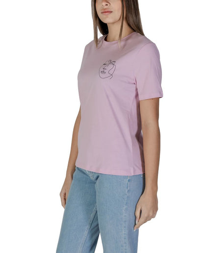 Vila Clothes Multicolor Cotton Tops & T-Shirt