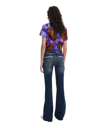 Desigual Purple Viscose Tops & T-Shirt