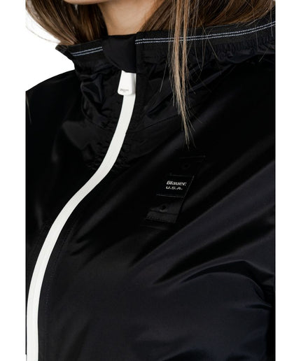 Blauer Black Polyamide Jackets & Coat