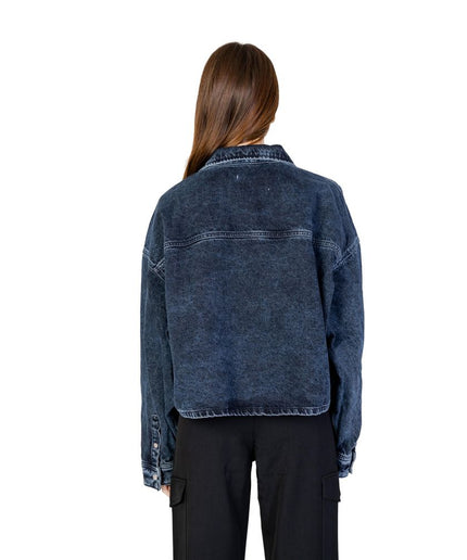 Calvin Klein Jeans Blue Recycled Cotton Jackets & Coat