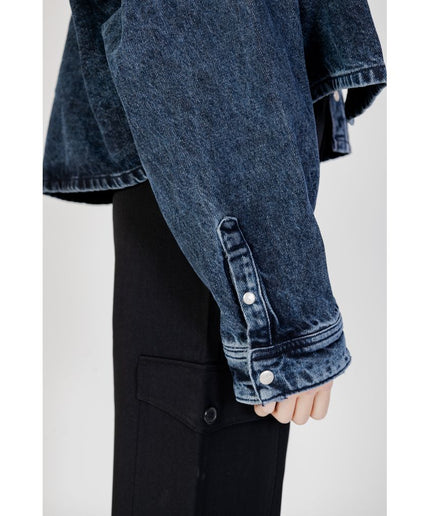 Calvin Klein Jeans Blue Recycled Cotton Jackets & Coat