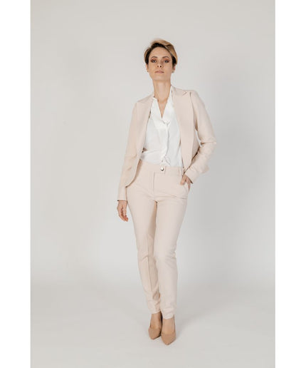 Rinascimento Beige Polyester Suits & Blazer