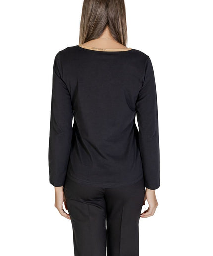 Alviero Martini Prima Classe Black Cotton Tops & T-Shirt