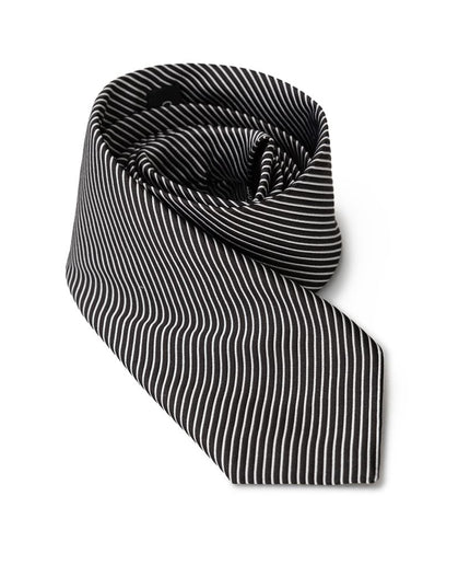 Giorgio Armani Black Silk Ties & Bowty