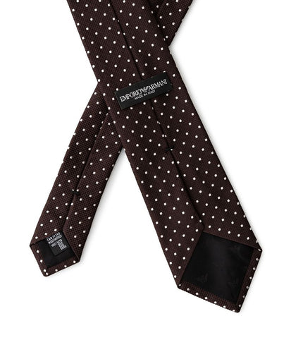 Emporio Armani Brown Silk Ties & Bowty