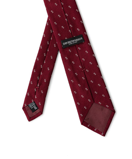 Emporio Armani Bordeaux Silk Ties & Bowty